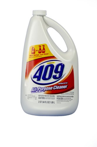 Clorox 00636 Formula 409 Antibacterial Kitchen All Purpose Cleaner Disinfectant, Regular, 64 Oz Refill