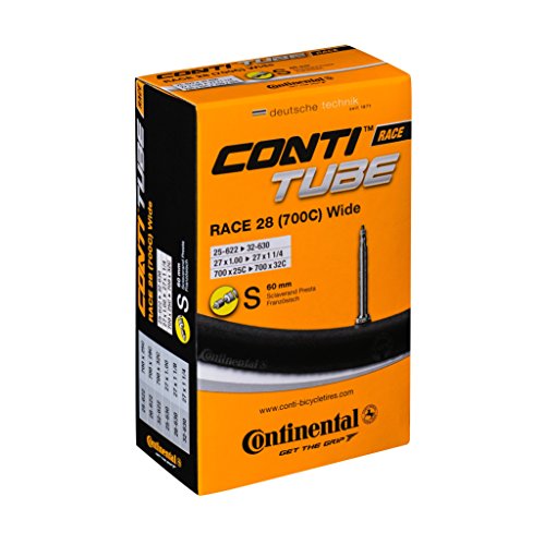 Continental Unisex's Race Tubes Bike Parts, Other, [25-622->32-630]