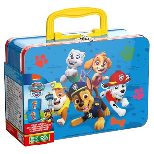 Memory Patrulla Canina con maletín metálico