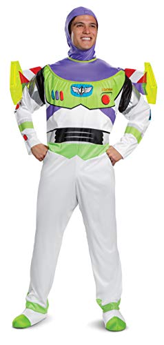 Disney mens Disguise Toy Story Buzz Lightyear Deluxe Adult Sized Costumes, As Shown, XXL 50-52 US