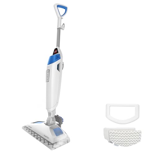 BissellPower Fresh Steam Mop with Natural Sanitization, Floor Steamer, Tile Cleaner, and Hard Wood Floor Cleaner with F