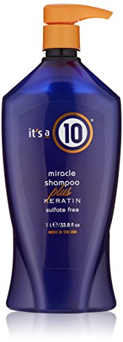 It's a 10 Haircare Miracle Shampoo Plus Keratin 33.8 Oz, Sulfate Free