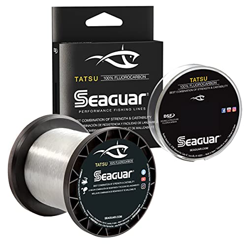 Seaguar Tatsu 100% Fluorocarbon Fishing Line DSF, 12lbs, 1000yds Break Strength/Length - 12TS1000