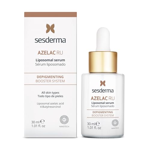 Sesderma AZELAC RU Liposomal Facial Serum 1.0 fl. Oz for Sun Spots, Age Spots and Hyperpigmentation