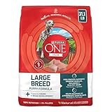 Purina ONE Plus Puppy Dry Dog Food for Large Dogs High Protein Growth Support, Real Chicken - 31.1 lb Bag