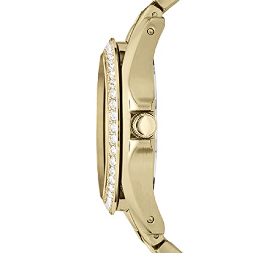 (-53%) Fossil Riley Watch für Damen, Quarz-Chronographenwerk mit Edelstahl- oder Lederarmband