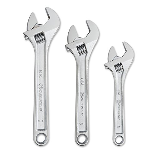 Crescent 3 Pc. Adjustable Wrench Set 6 8 and 10 Inch