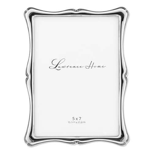 Lawrence Frames 710257 Silver Metal Romance Picture Frame, 5 by 7-Inch: Photo...