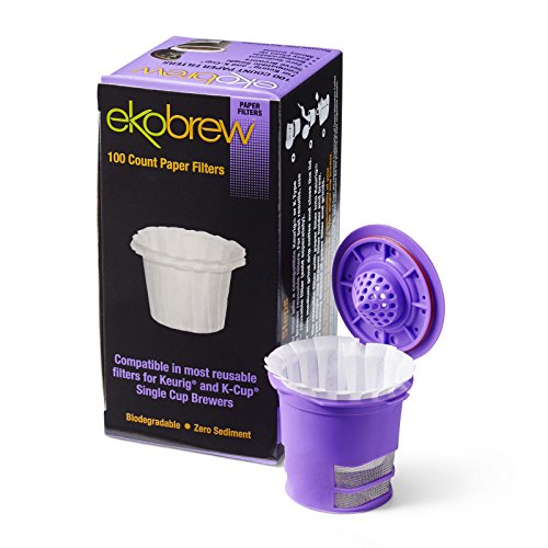 Ekobrew Paper Filters for Reusable K-Cups, 300 Count