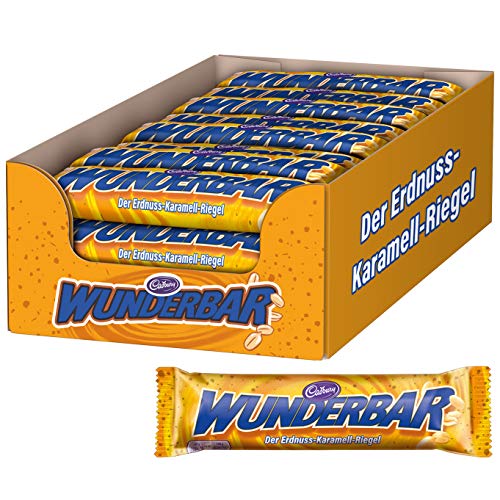 (-33%) WUNDERBAR Erdnuss-Karamell-Riegel, Einzeln verpackt, 49 g (24er-Pack)