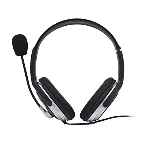 HP Wired On Ear Headphones with Mic with 3.5 Mm Drivers, in-Built Noise Cancelling, Foldable and Adjustable for Laptop/Pc/Office/Home/ 1 Year Warranty