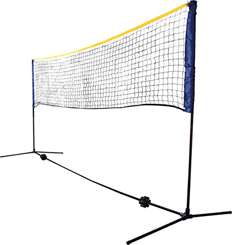 (-48%) Schildkröt Netzgarnitur Kombi, freistehendes Freizeit-Netz für Badminton, Street-Tennis und andere Sportarten, stufenlos höhenverstellbar von 0,75 m bis 1,55 m, Breite 3 m, 970994