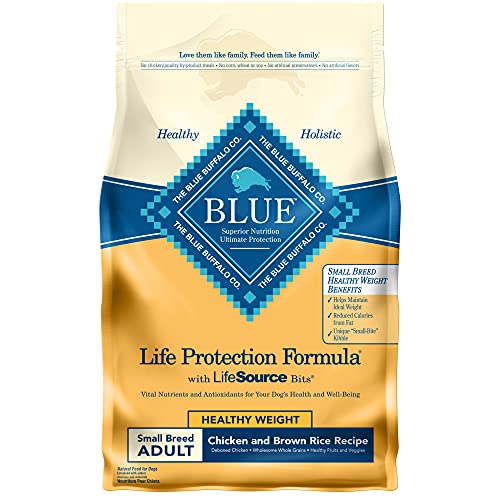 Blue Buffalo Life Protection Formula Healthy Weight Small Breed Adult Dry Dog Food, 6 lb