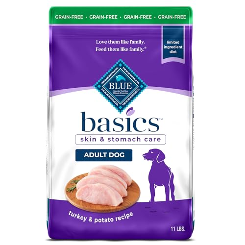 Blue Buffalo Basics Adult Grain-Free Limited Ingredient Turkey & Potato Recipe, 11 lb