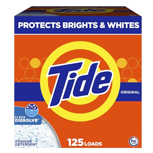 Tide Powder Laundry Detergent, Original Scent, 113 Loads, 143 oz