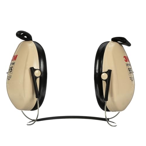 3M PELTOR Hearing Protection Optime 95 Earmuffs, Adjustable Earcups, E-A-Rfit Compatible, Stainless Steel3M PELTOR Ear 