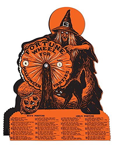 Beistle Witch Fortune Wheel Game