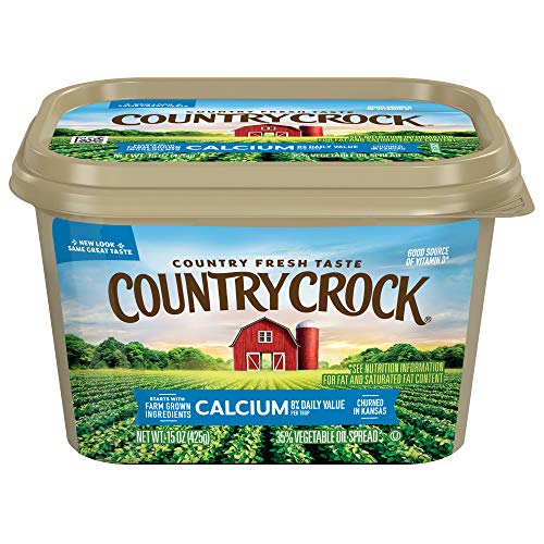 Shedd's Country Crock, Vegetable Oil Spread Tub with Calcium, 15 oz