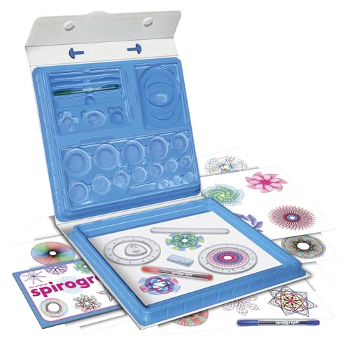 Spirograph — Deluxe Set — Spiral Art Drawing Kit — The Classic Way to Make Countless Amazing Designs — For Kids 