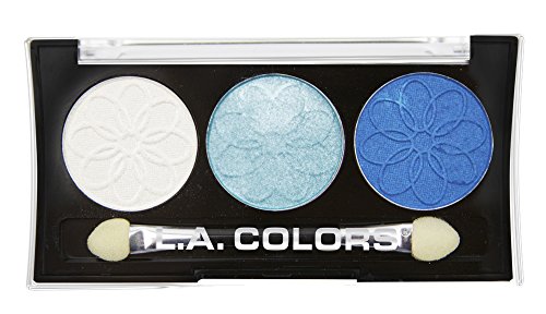 L.A. COLORS 3 Color Eyeshadow, Forget-Me-Not, 0.19, Ounce