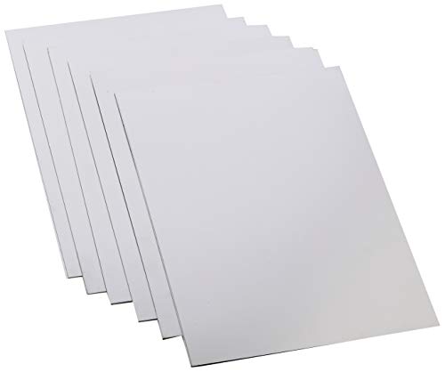Creativ 22091 15 x 21 cm 0.9 mm 10-Piece Stamping Foil Thickness, Silver