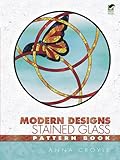Modern Designs Stained Glass Pattern Book Dover Stained Glass Instruction English Edition