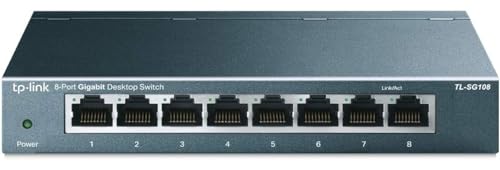 TP-LINK 8-Port Gigabit Unmanaged Ethernet Network Switch, Ethernet Splitter