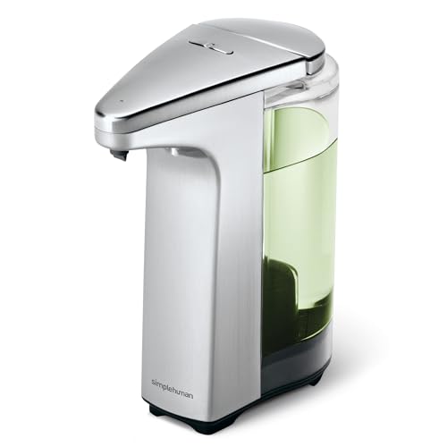 simplehuman 8 oz Touch-Free Sensor Pump Brushed Nickel