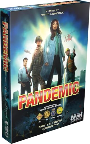 Pandemic Board Game, Cooperative Strategy, 2-4 Players Ages 8+