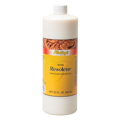 Fiebing's Resolene Finish - Neutral - 32OZ Protective top Finish for Leather