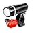 BV Bicycle Light Set Super Bright 5 LED Headlight, 3 LED Taillight, Quick-Release
