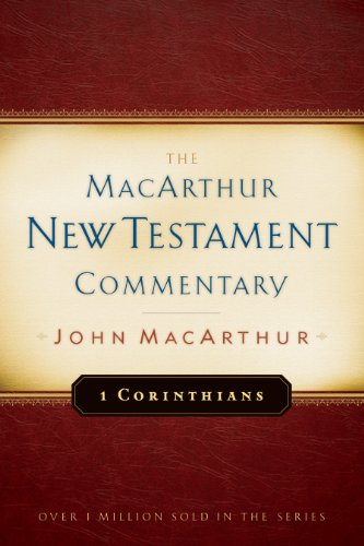 1 Corinthians MacArthur New Testament Commentary book cover