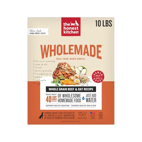The Honest Kitchen Wholemade™ Whole Grain Beef & Oat Dog Food, 10 lb Box