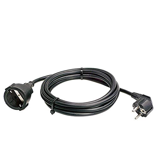 (-32%) as - Schwabe Kunststoff-Verlängerung – 2 m PVC-Leitung – Schwarz, 50202