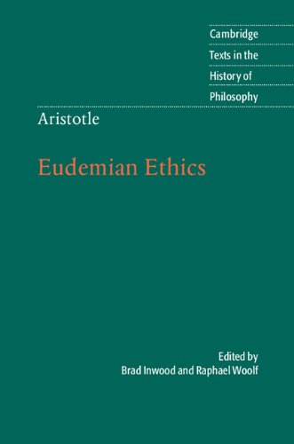 Eudemian Ethics (By: Brad Inwood,Raphael Woolf) cover