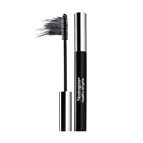 Neutrogena Healthy Lengths Mascara - with Vitamin E & Olive Oil, Lengthening Formula Extends the Look of Your Lashes up to 100% without Clumping, Flaking or Smudging, Carbon Black 0.21 oz 02 / Black Mascara