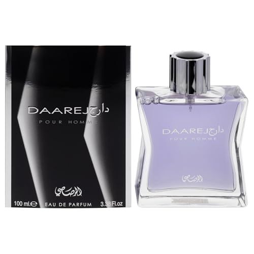 RASASI Dareej For Men Eau De Parfum Spray - 100ML (3.4 Oz) Long Lasting Arabian Perfume - Bold & Premium Fragrance for Special Occasions & Daily Wear, An Essential Perfume Men that Lasts All Day