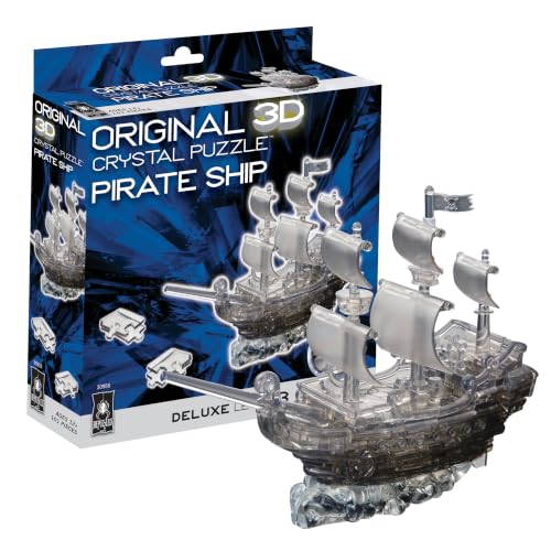 3D Crystal Pirate Ship Puzzle