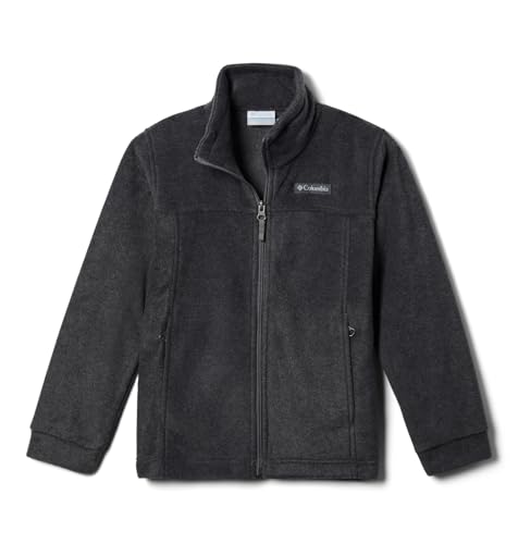 Columbia Youth Boys Steens Mt II Fleece, Charcoal Heather, Medium