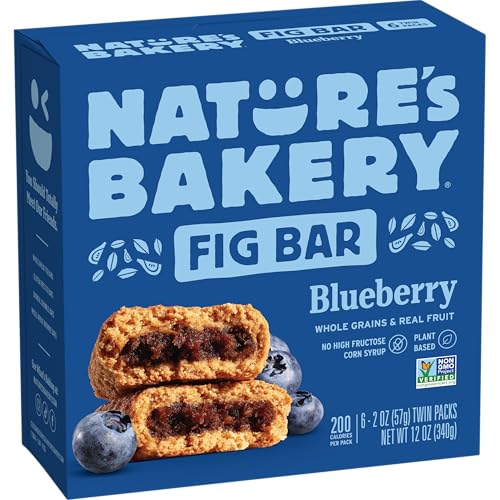 Nature's Bakery Blueberry Fig Bars, 2 Oz, 6 Ct