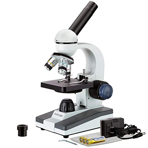 AmScope M150C 40X-1000X LED Student Biological Compound Microscope