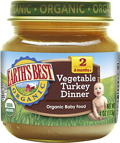 Earths Best Organic Vegetable Turkey Dinner 12-Pack