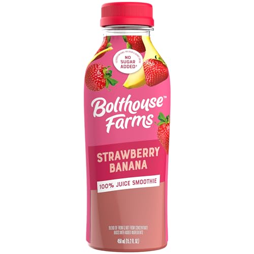 Bolthouse Farms, Strawberry Banana Smoothie, 15.2 Fl Oz Bottle