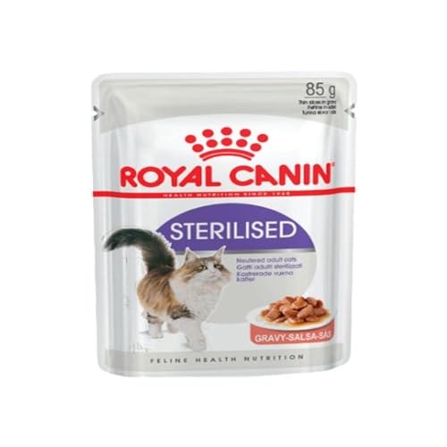 Caja de 12 sobres Royal Canin Sterilised en salsa para gato esterilizado