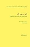 Journal, Tome Troisi%C3%A8me : 1866 1870 (litt%C3%A9rature)