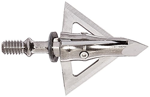 Muzzy Trocar 100 Grain 3-Blade Broadhead – 3 Pack, Multi, One Size,Silver