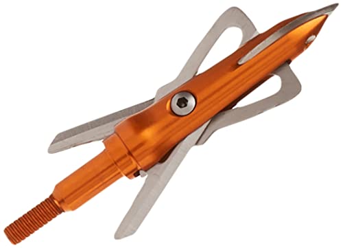 Rage Crossbow X, 2-Blade Archery Arrow Broadhead, 100 Grain with Shock Collar Technology (3-Pack)