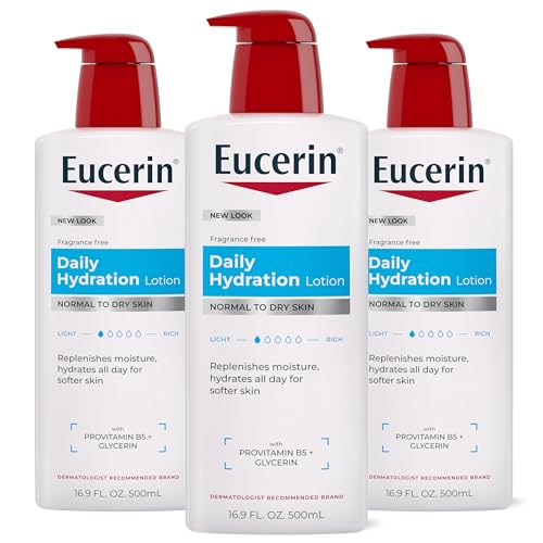 Eucerin Daily Hydration Lotion Sensitive Dry Skin 16.9oz 3-Pack