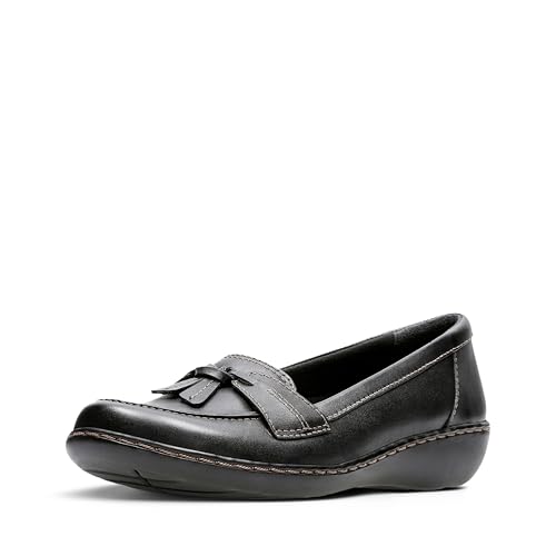 Clarks Women's Ashland Bubble Loafer, Black, 9