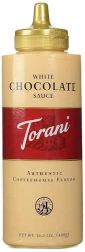 Torani White Chocolate Puremade Sauce Kosher Gluten Free And Non Gmo